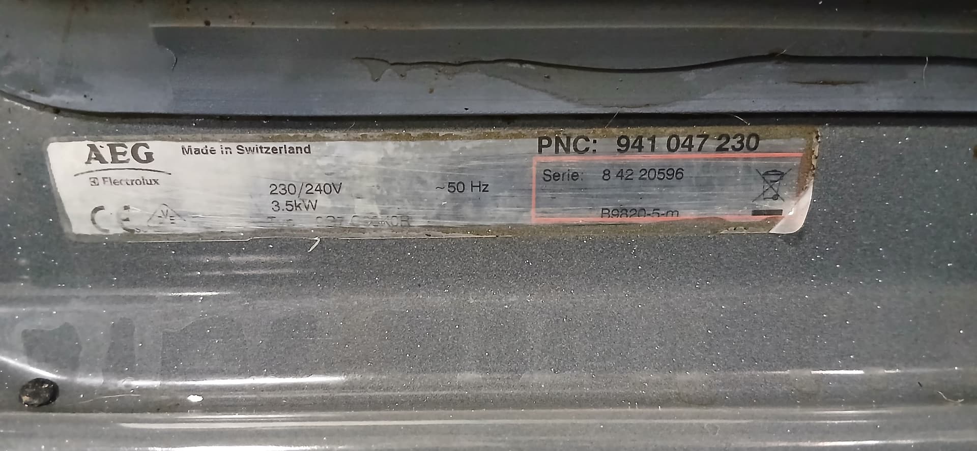 Духова шафа AEG B9820-5-M