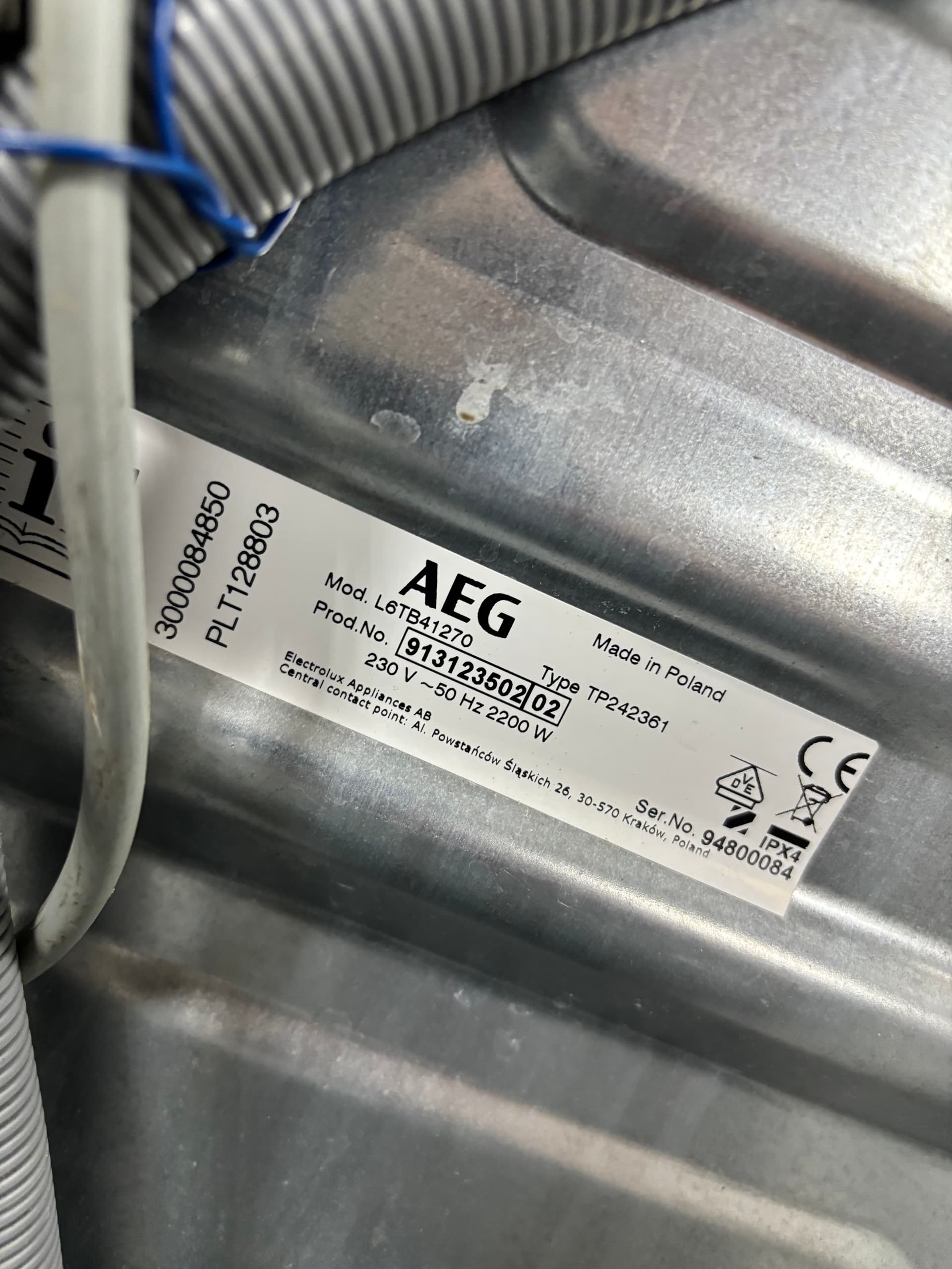 Пральна машина AEG L6TB41270
