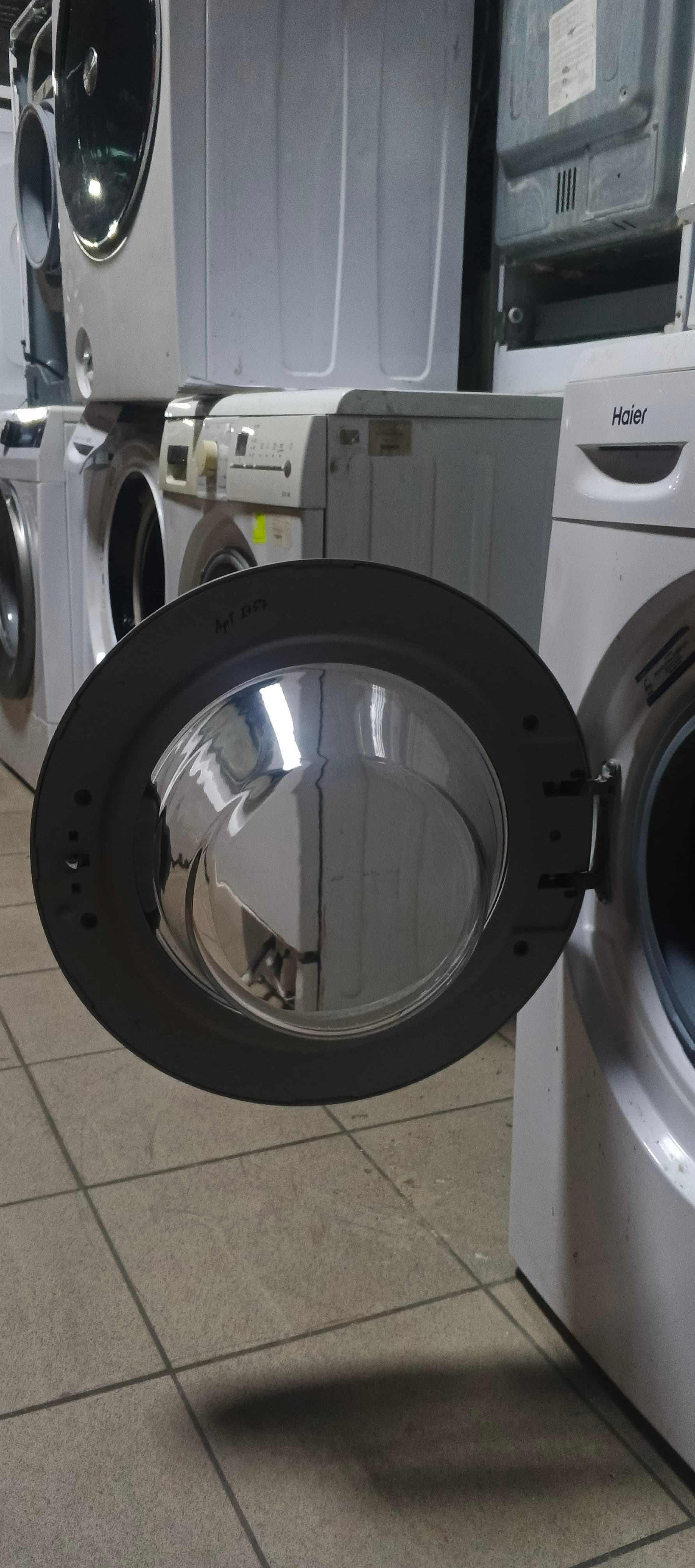 Б/у Люк в зборі для пральної машини Haier HW50-10F1S