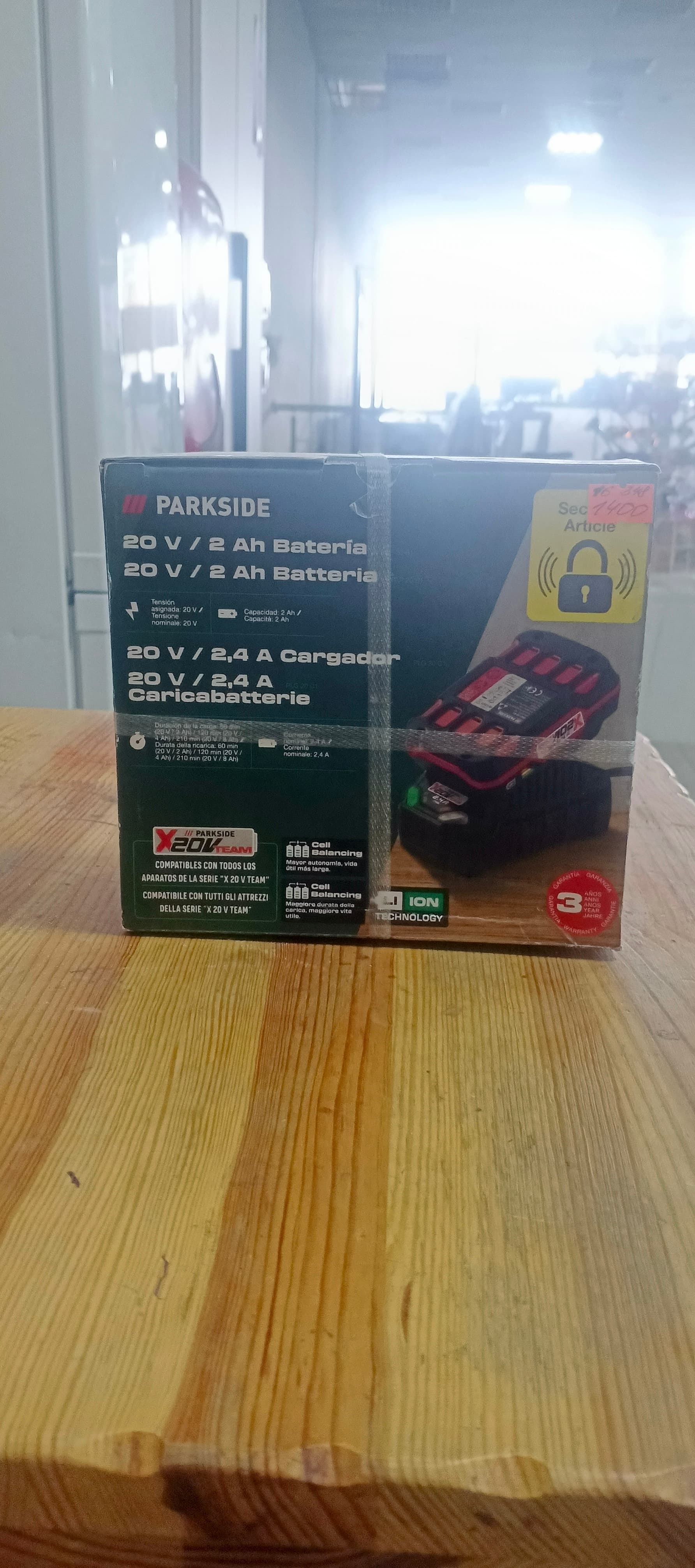 літій-іонний акумулятор на 20 V (2 Ah) Parkside