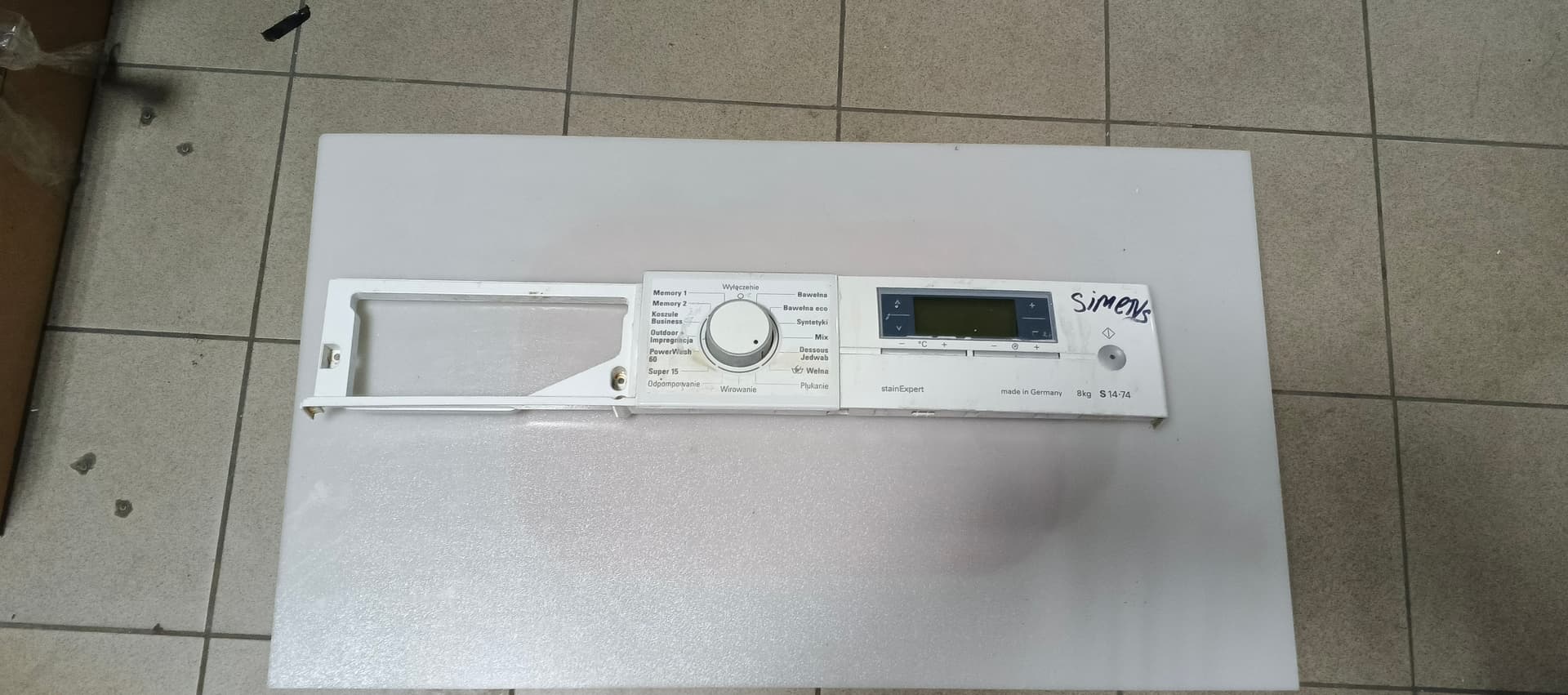Б/у Модуль управління(індикація) пральної машини Siemens 55600106615