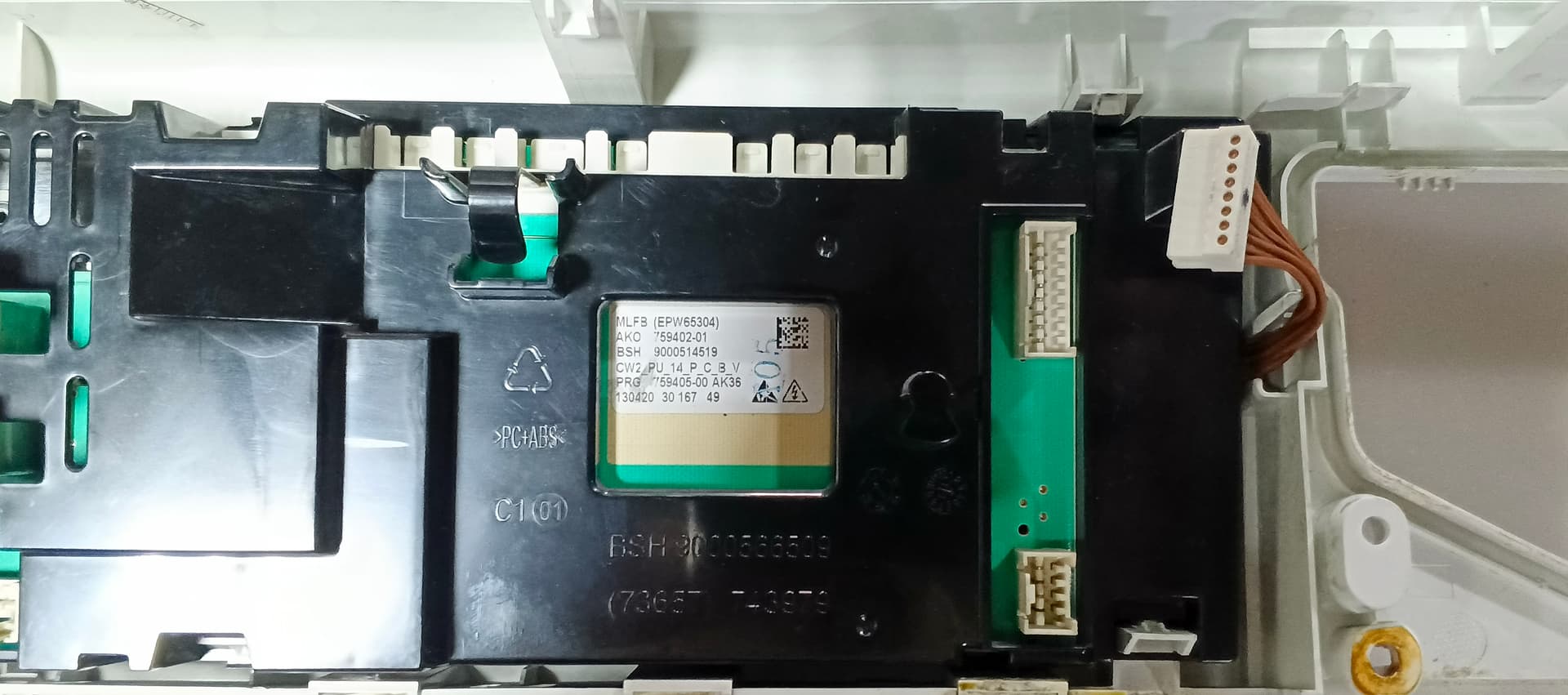 Б/у Модуль управління(індикація) пральної машини Bosch 9000566489