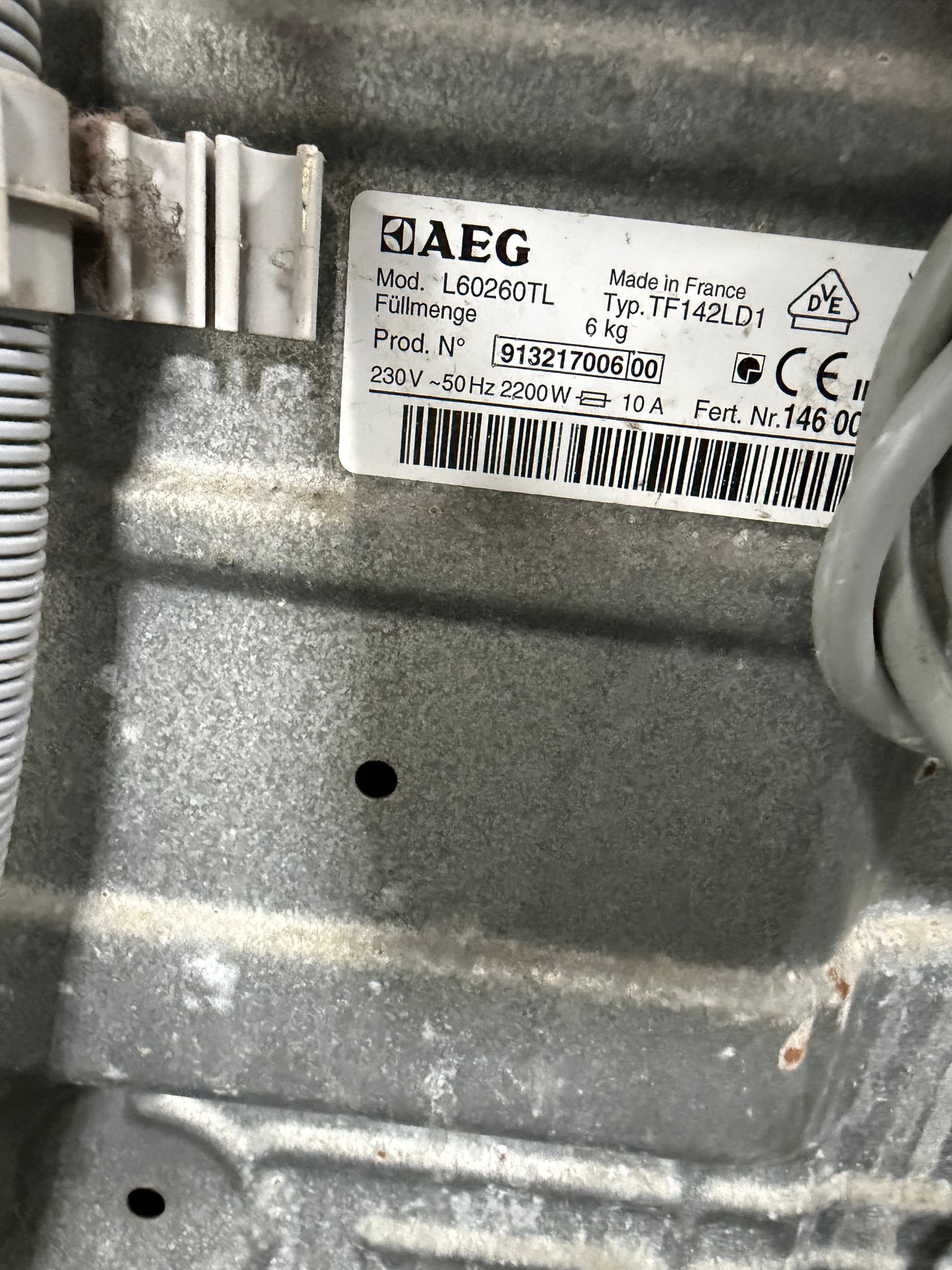 Пральна машина AEG L60260TL