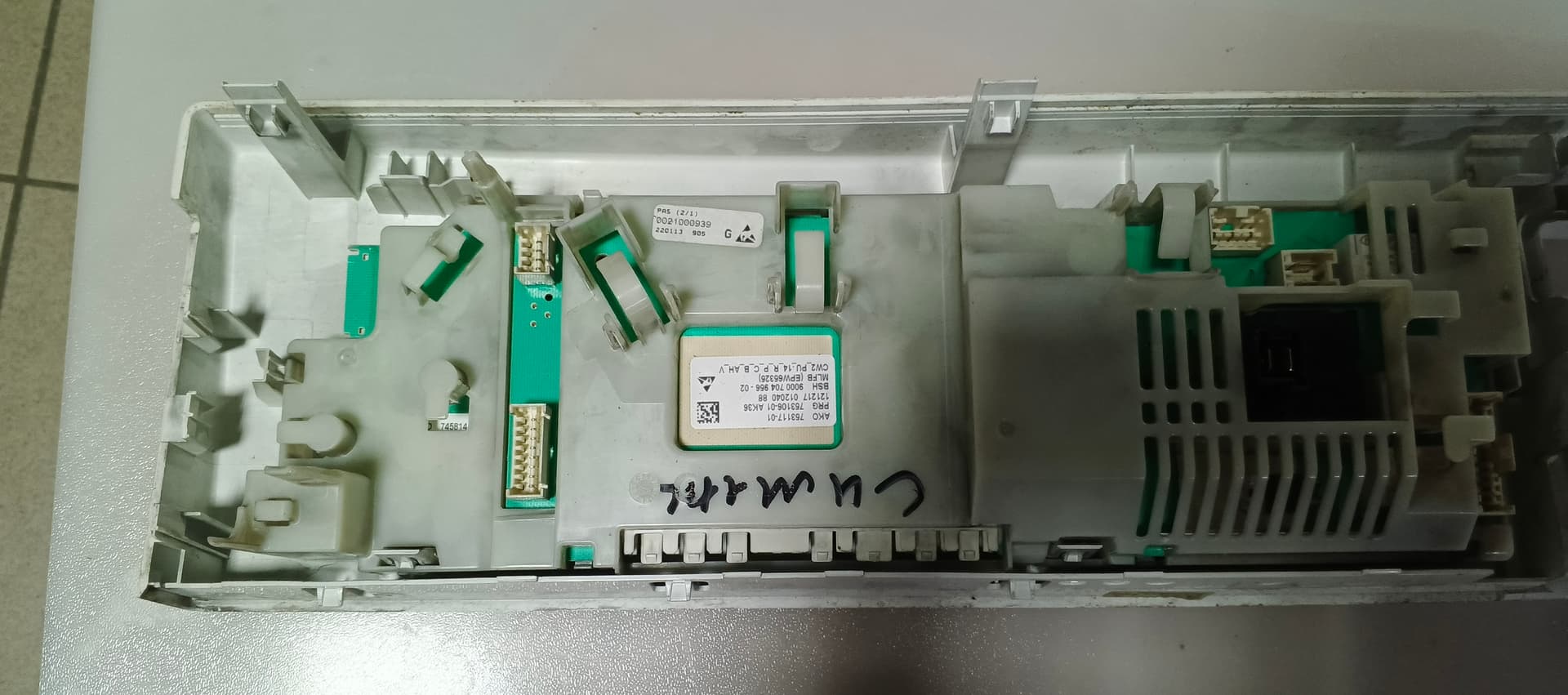 Б/у Модуль управління(індикація) пральної машини Siemens 753117-01