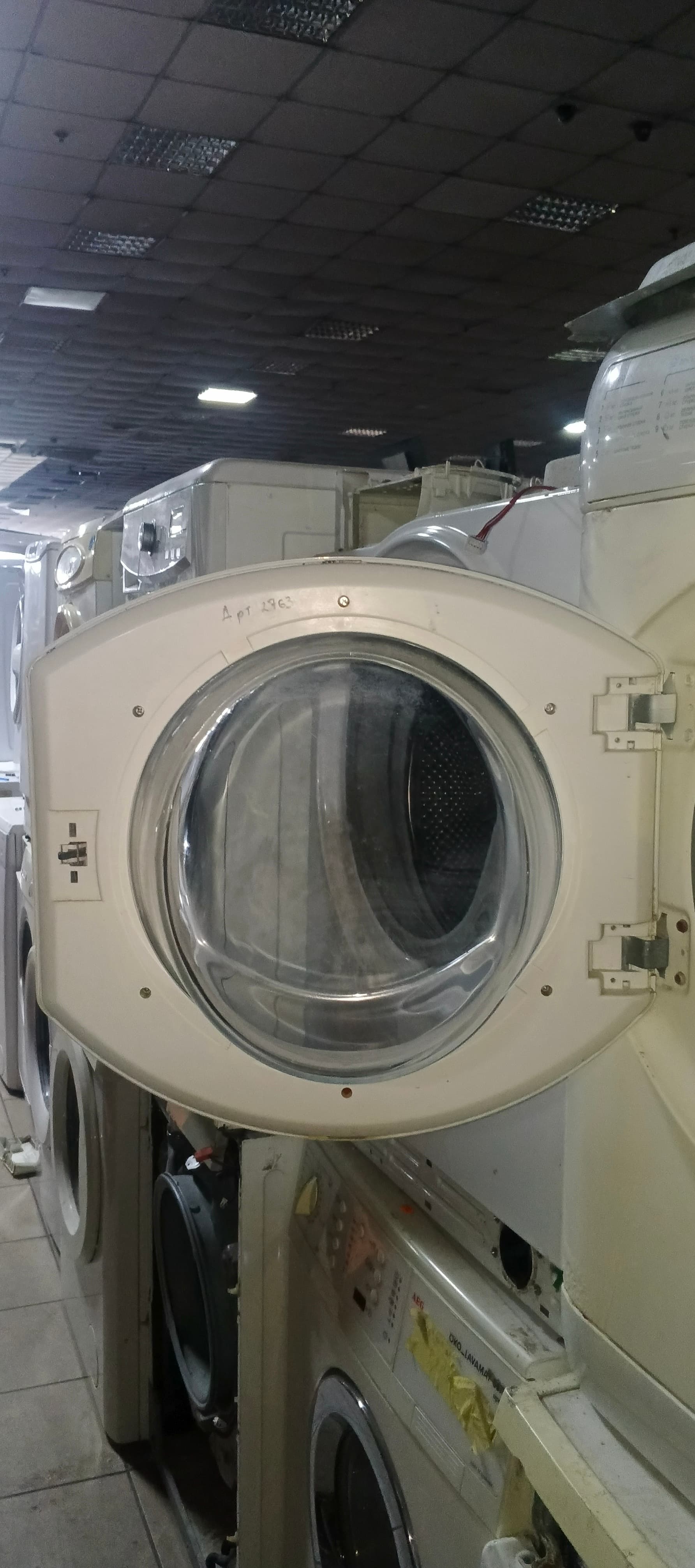 Б/у Люк в зборі для пральної машини Ariston AVL109
