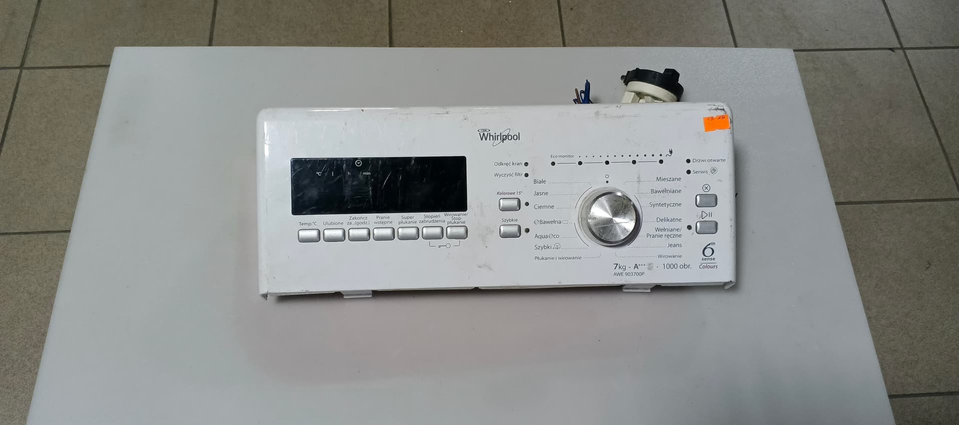 Б/у Індикація пральної машини Whirlpool