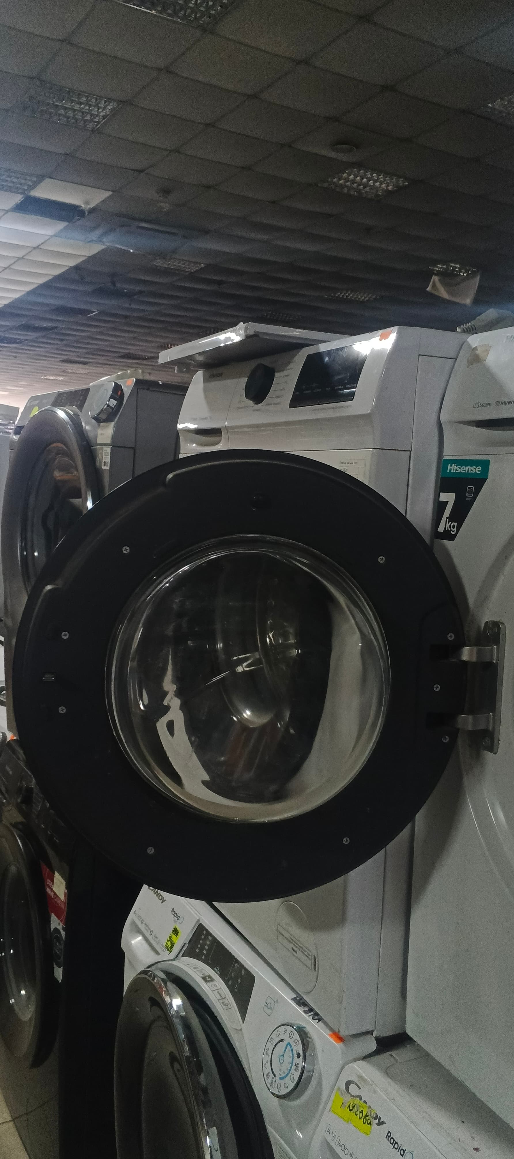 Б/у Люк в зборі для пральної машини Hisense 7kg