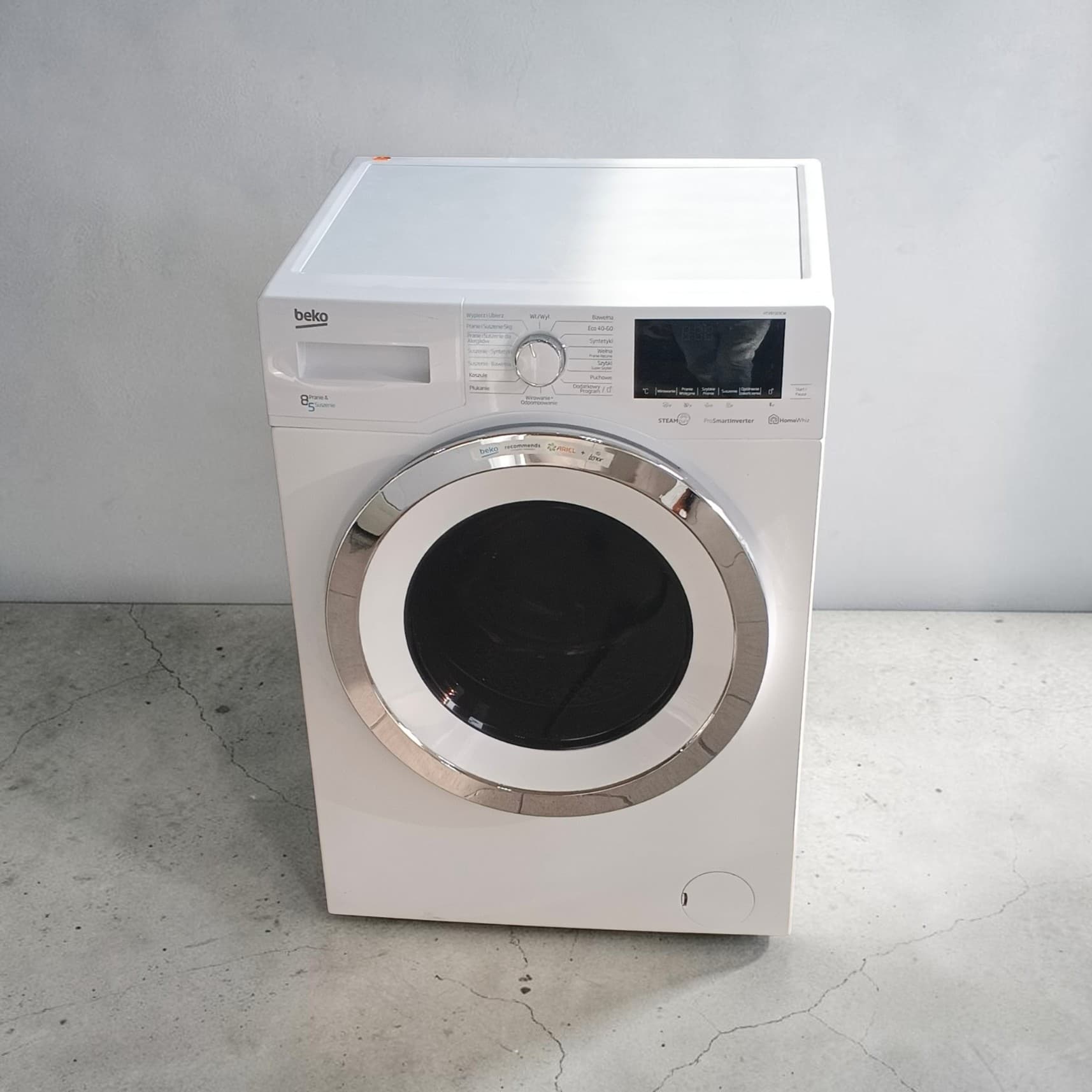 Прально сушильна машина Beko HTV8732XCW