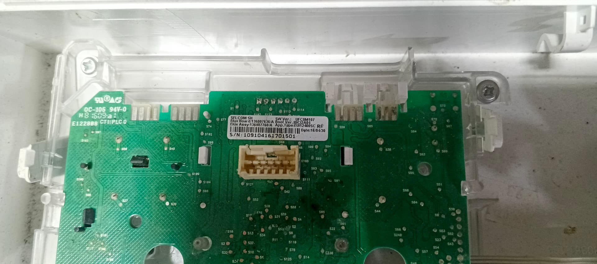 Б/у Індикація пральної машини Electrolux 1300RPM