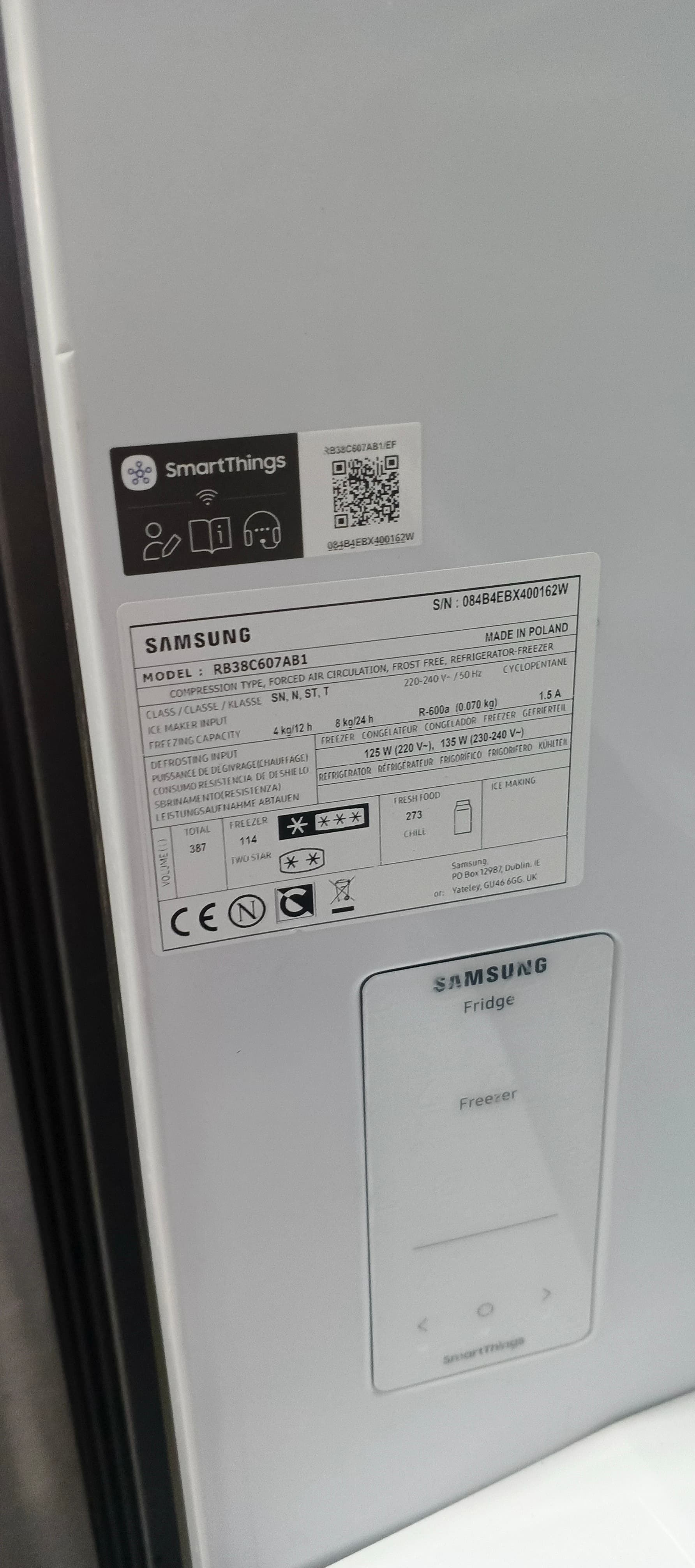 Холодильник Samsung RB38C607AB1