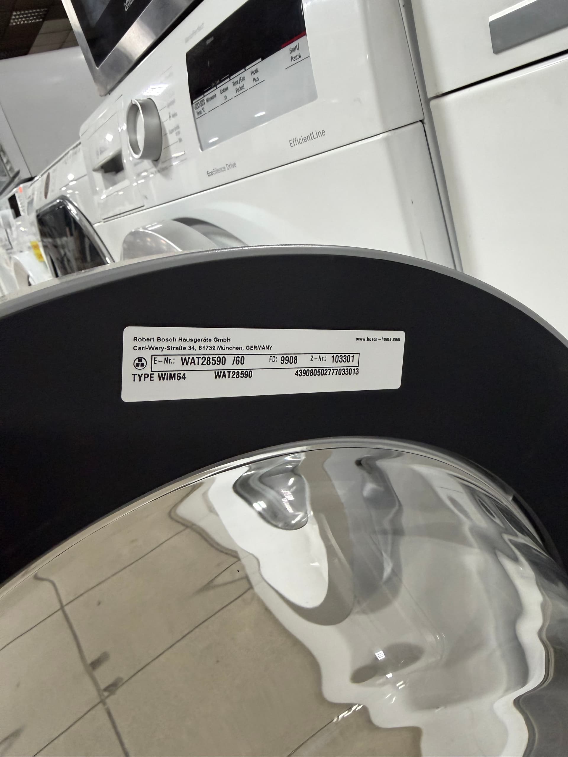 Пральна машина Siemens WAT28590