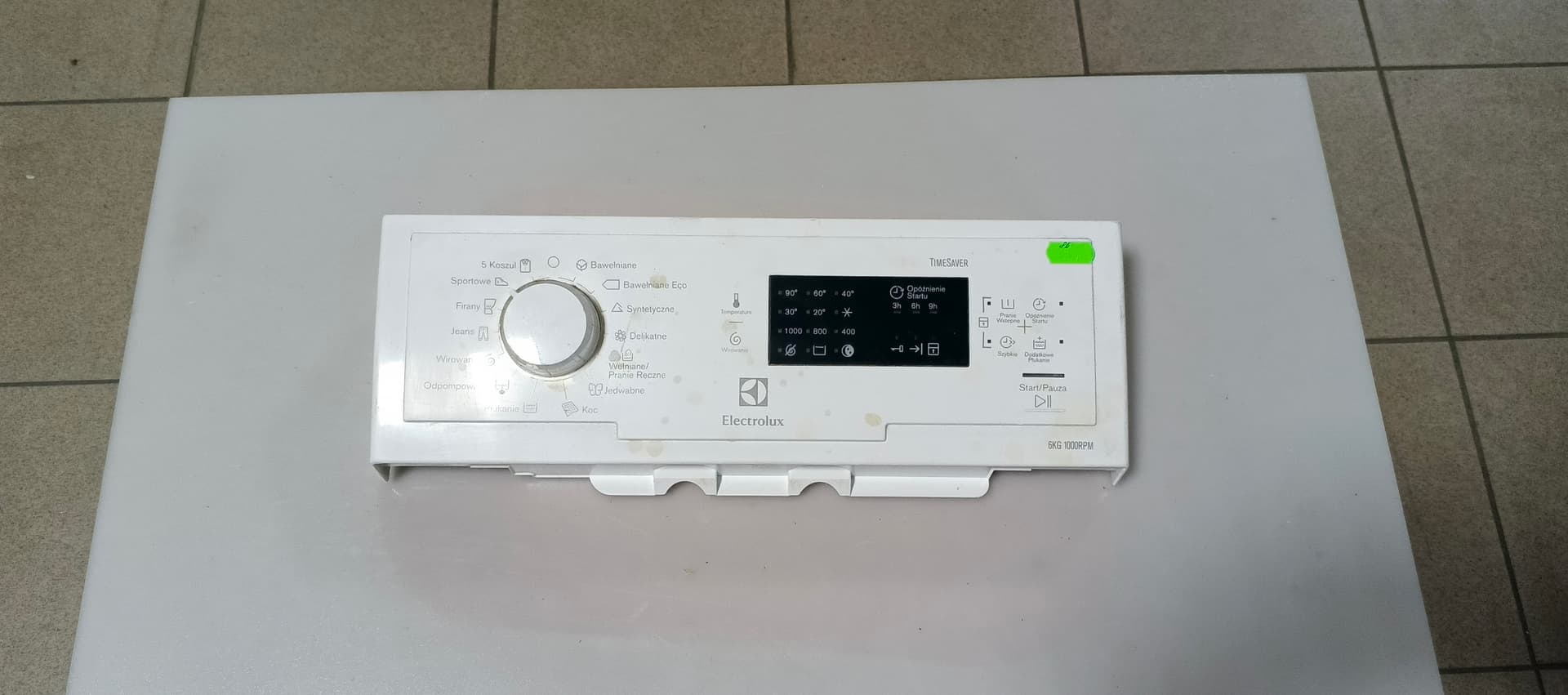 Б/у Індикація пральної машини Electrolux 1000RPM