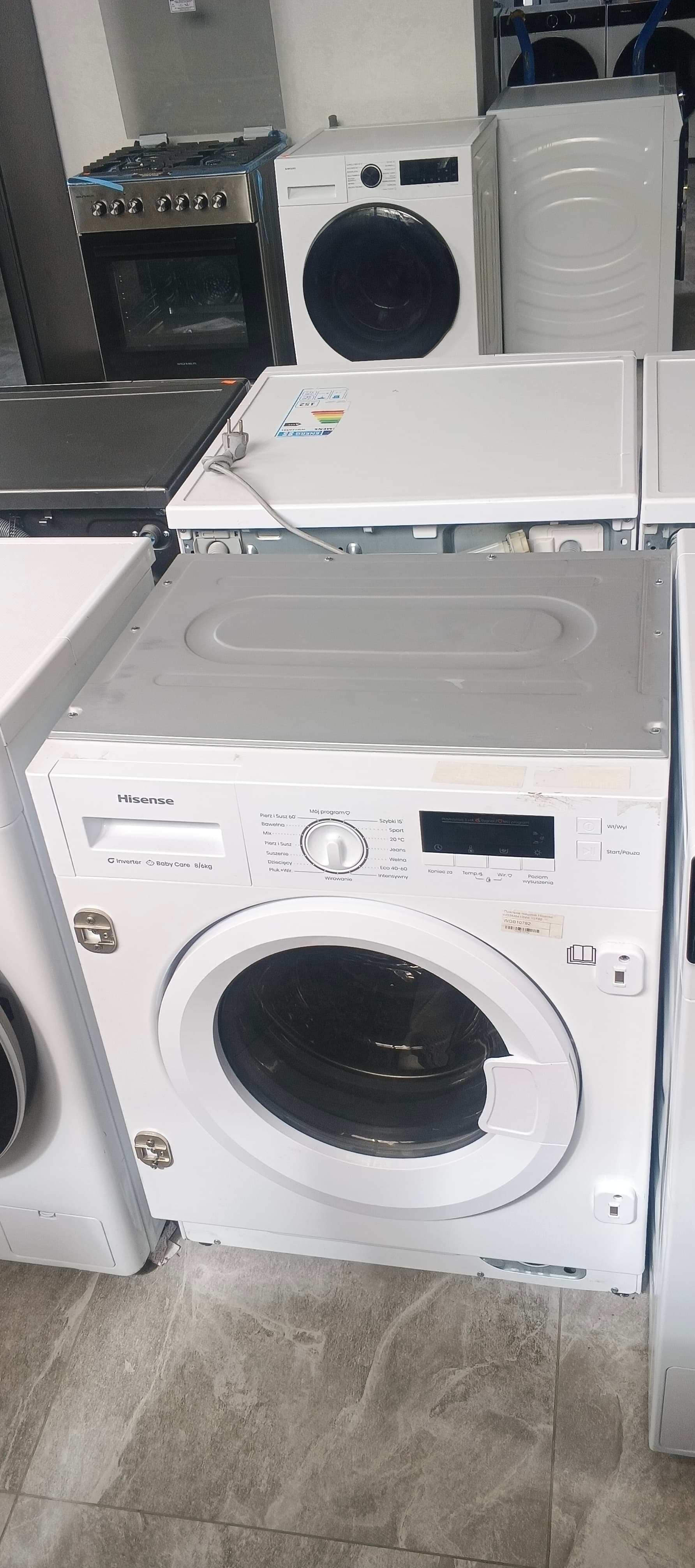 Прально сушильна машина Hisense WD3M841BWI/PL