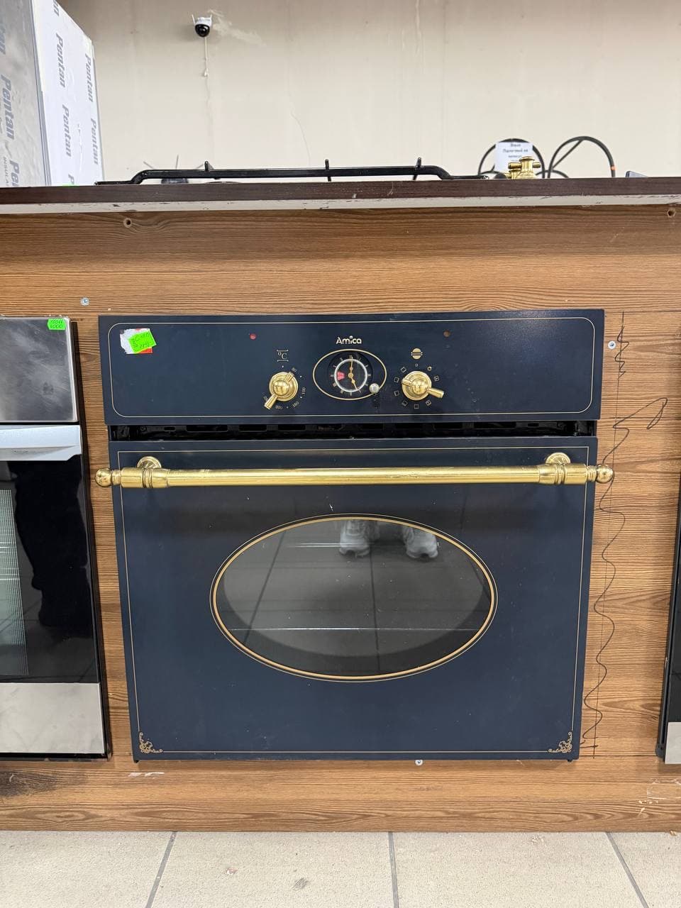 комплект Amica Retro / Rustic: вбудована електрична духовка + окрема газова поверхня