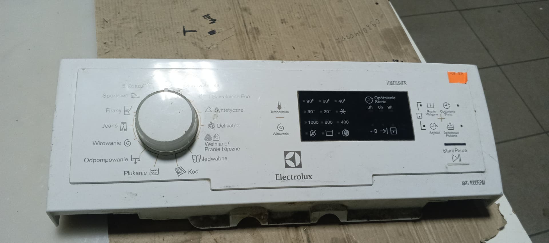 Б/у Індикація пральної машини Electrolux 1000RPM
