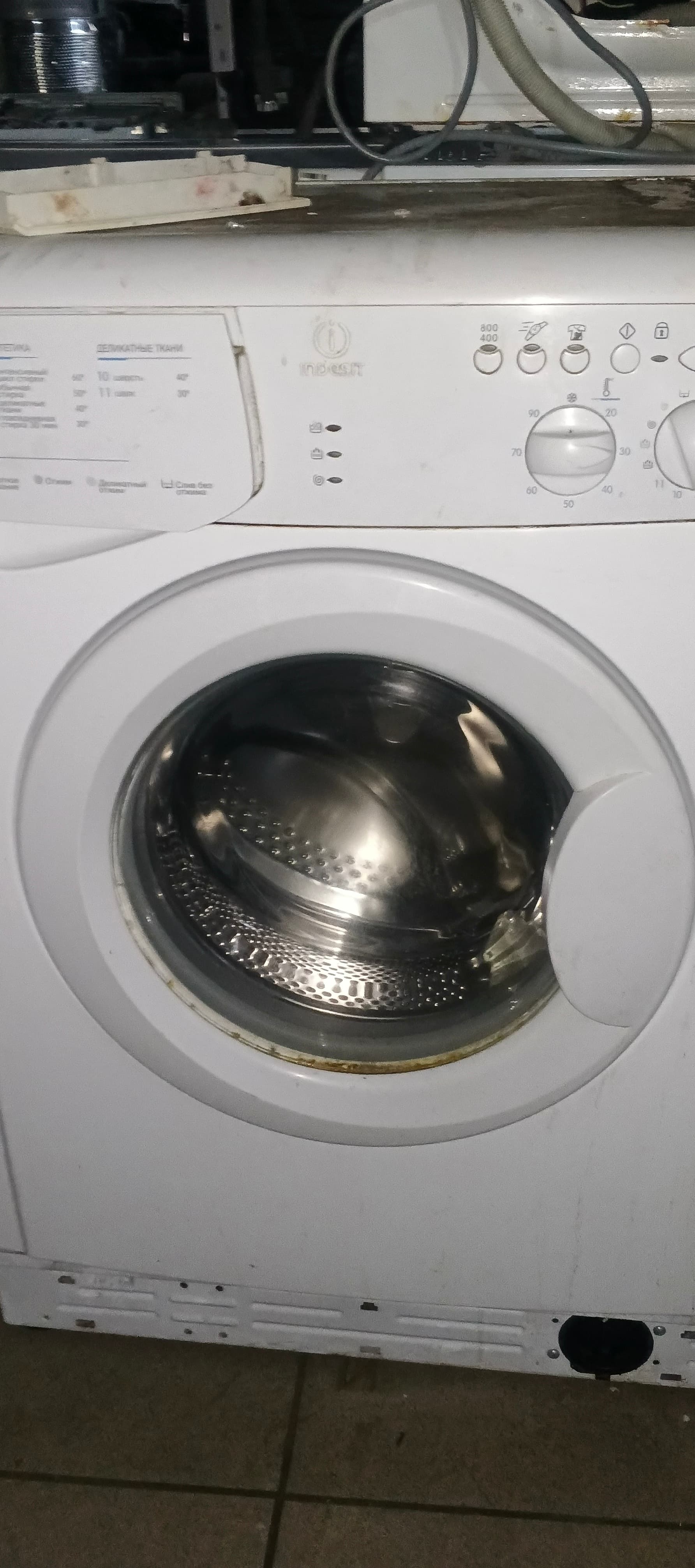 Б/у Люк в зборі для пральної машини Indesit WISN821