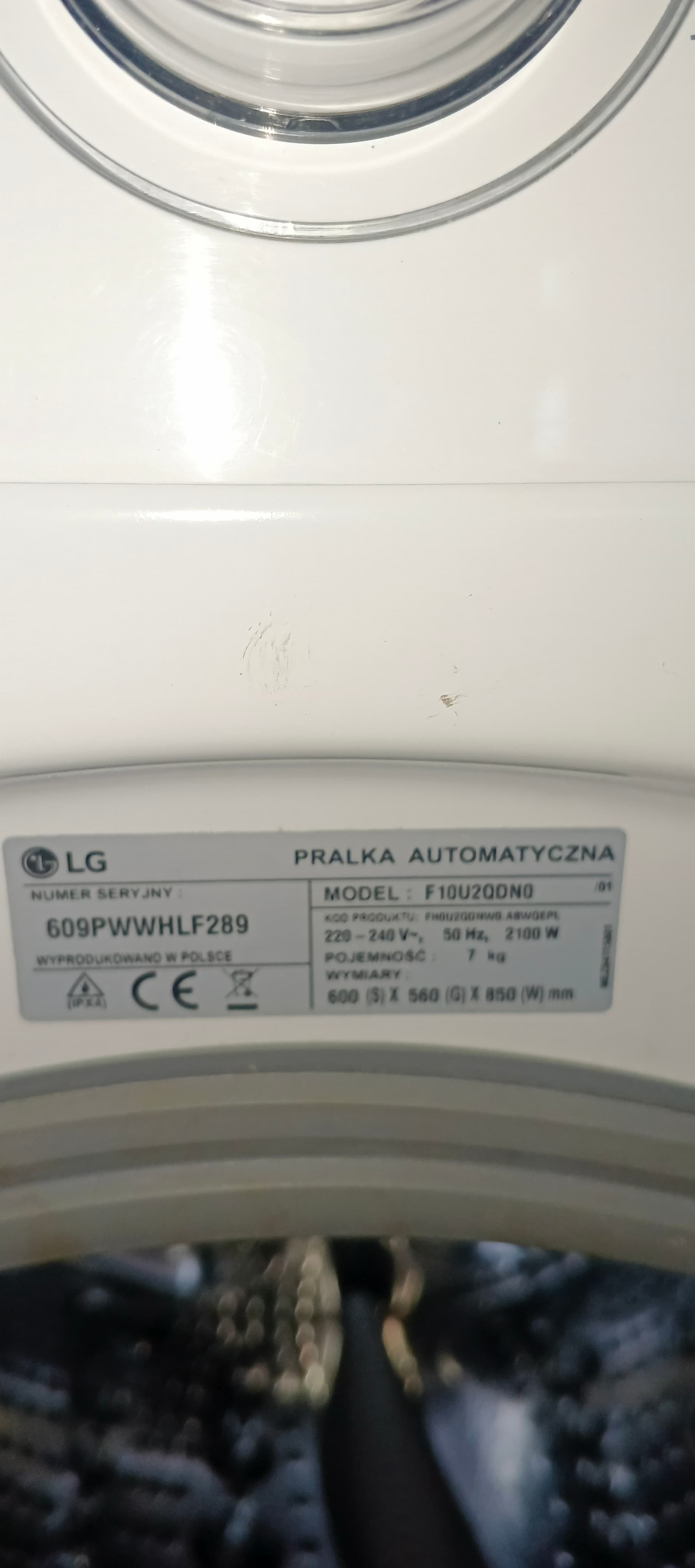 Пральна машина LG F10U2QDN0
