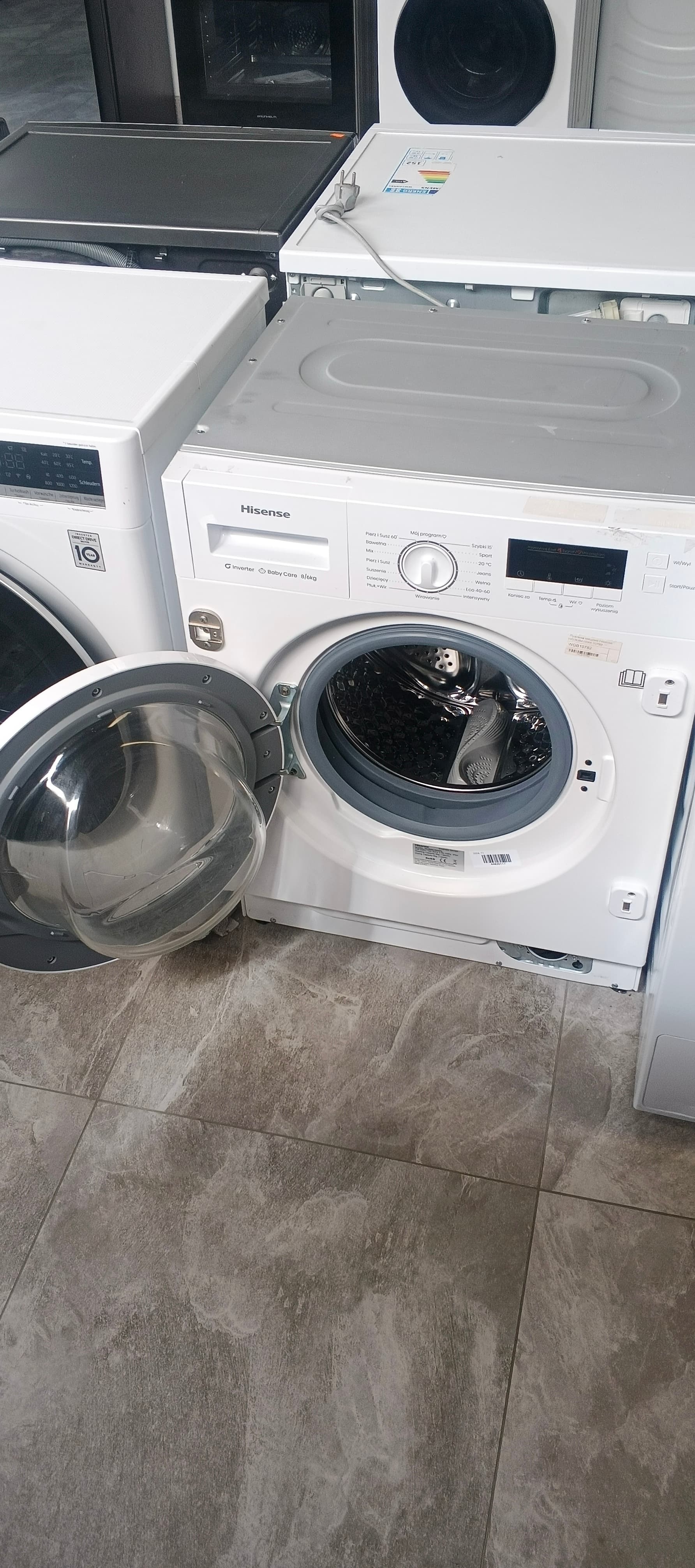 Прально сушильна машина Hisense WD3M841BWI/PL