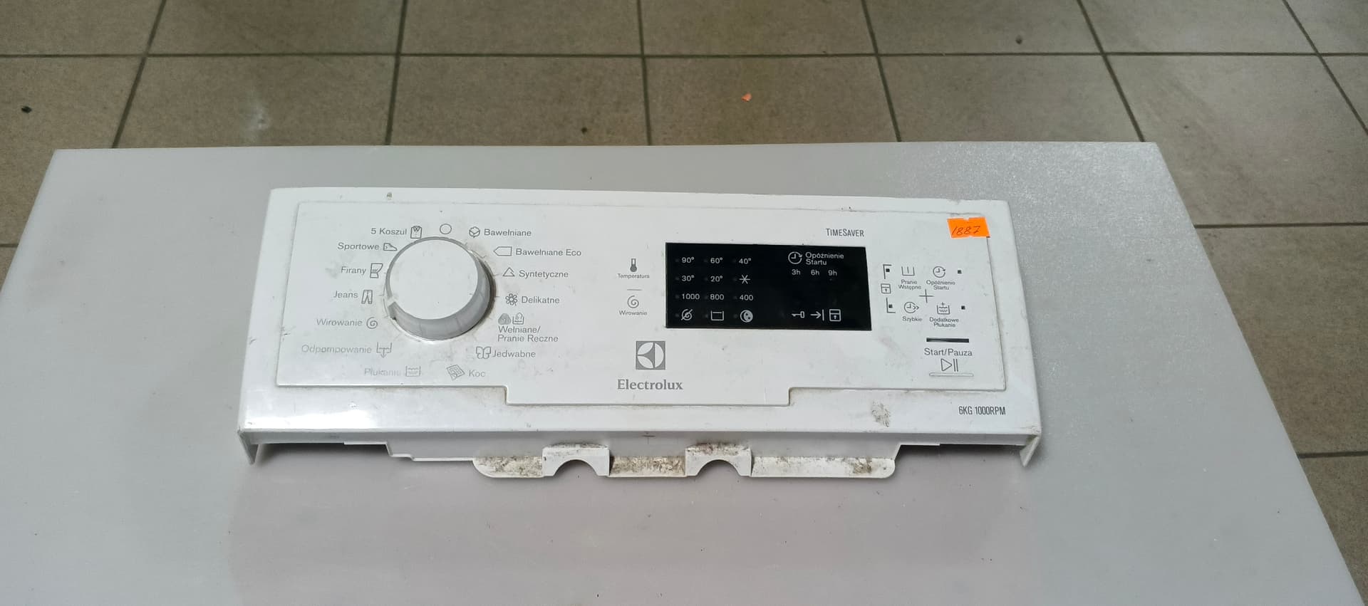 Б/у Індикація пральної машини Electrolux 1000RPM