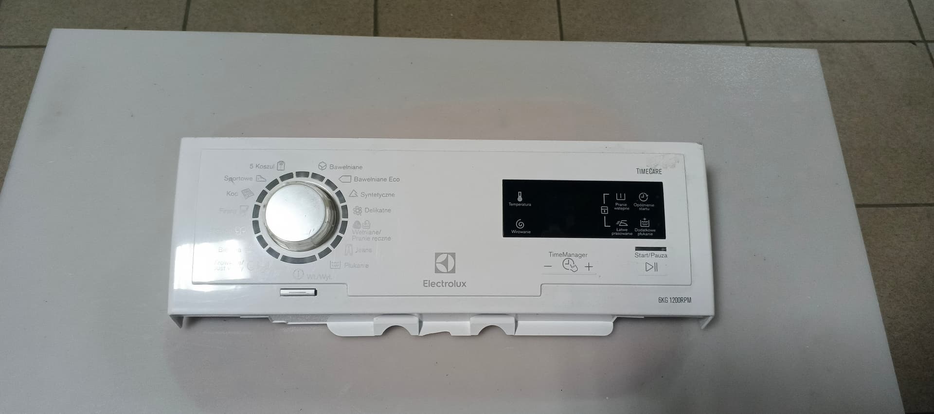 Б/у Індикація пральної машини Electrolux 1200RPM
