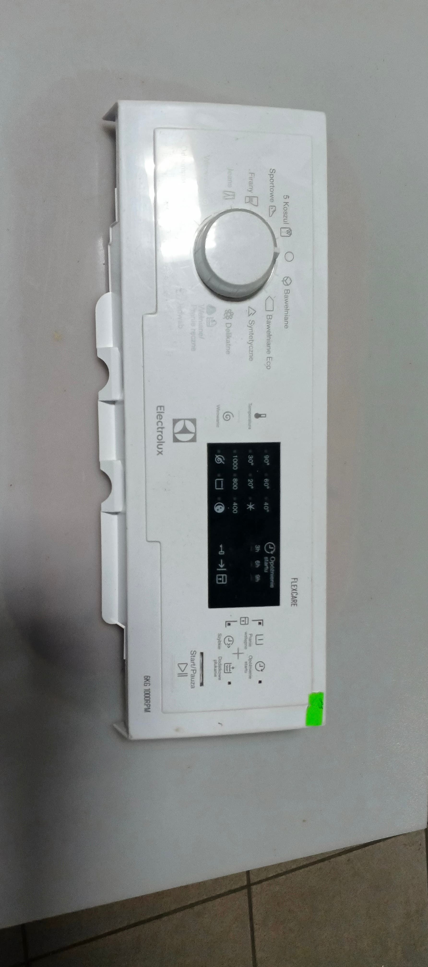 Б/у Індикація пральної машини Electrolux1000RPM
