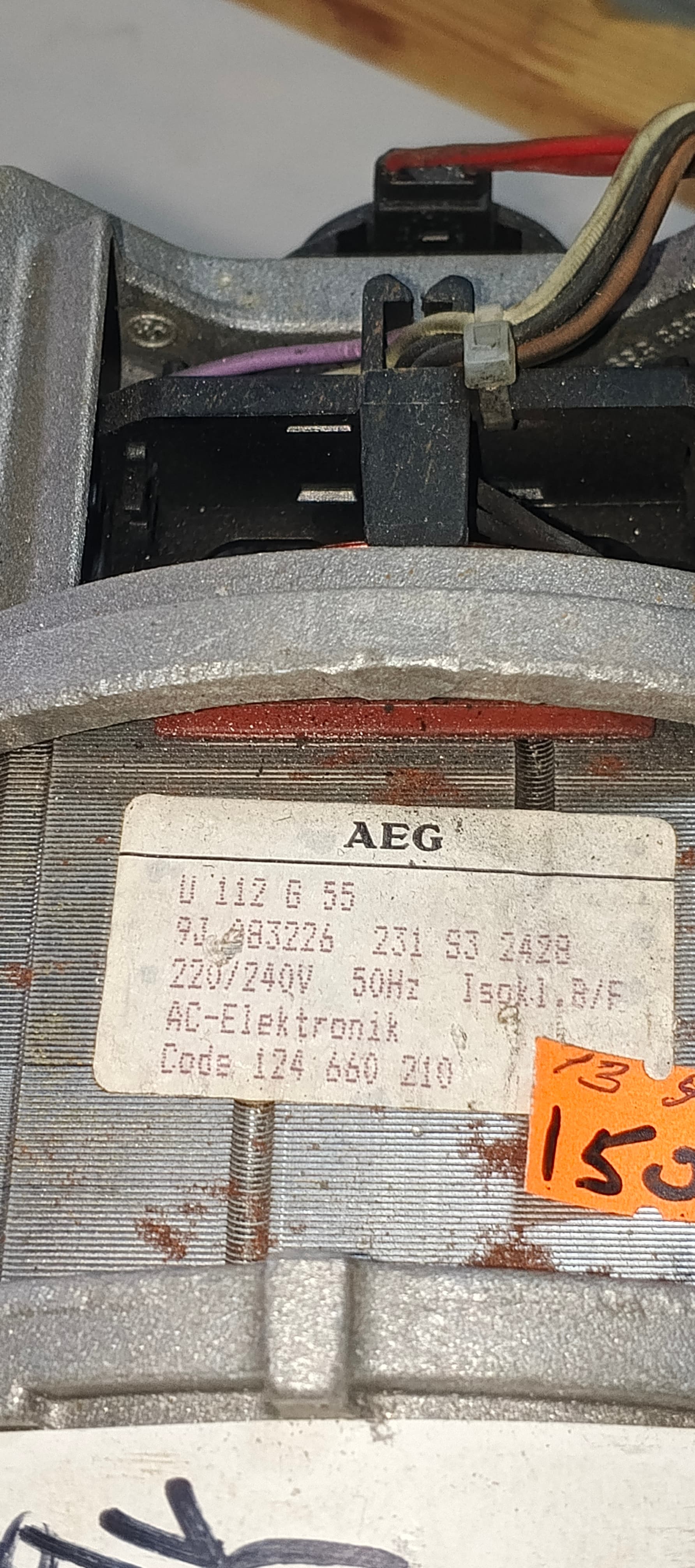 Б/у Мотор для пральної машини AEG 350w