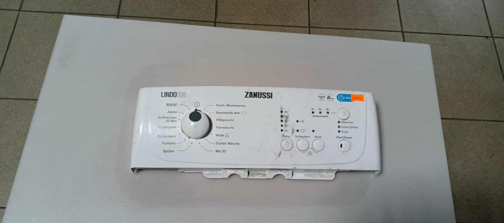 Б/у Індикація пральної машини Zanussi LINDO 100