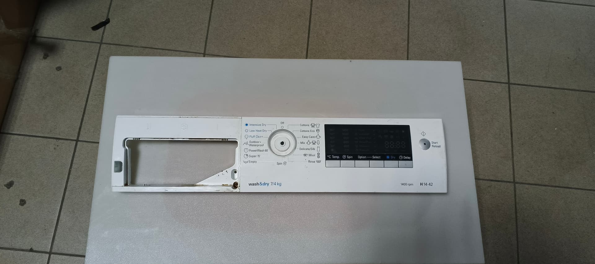 Б/у Модуль управління(індикація) з сушкою пральної машини Siemens 740869-02