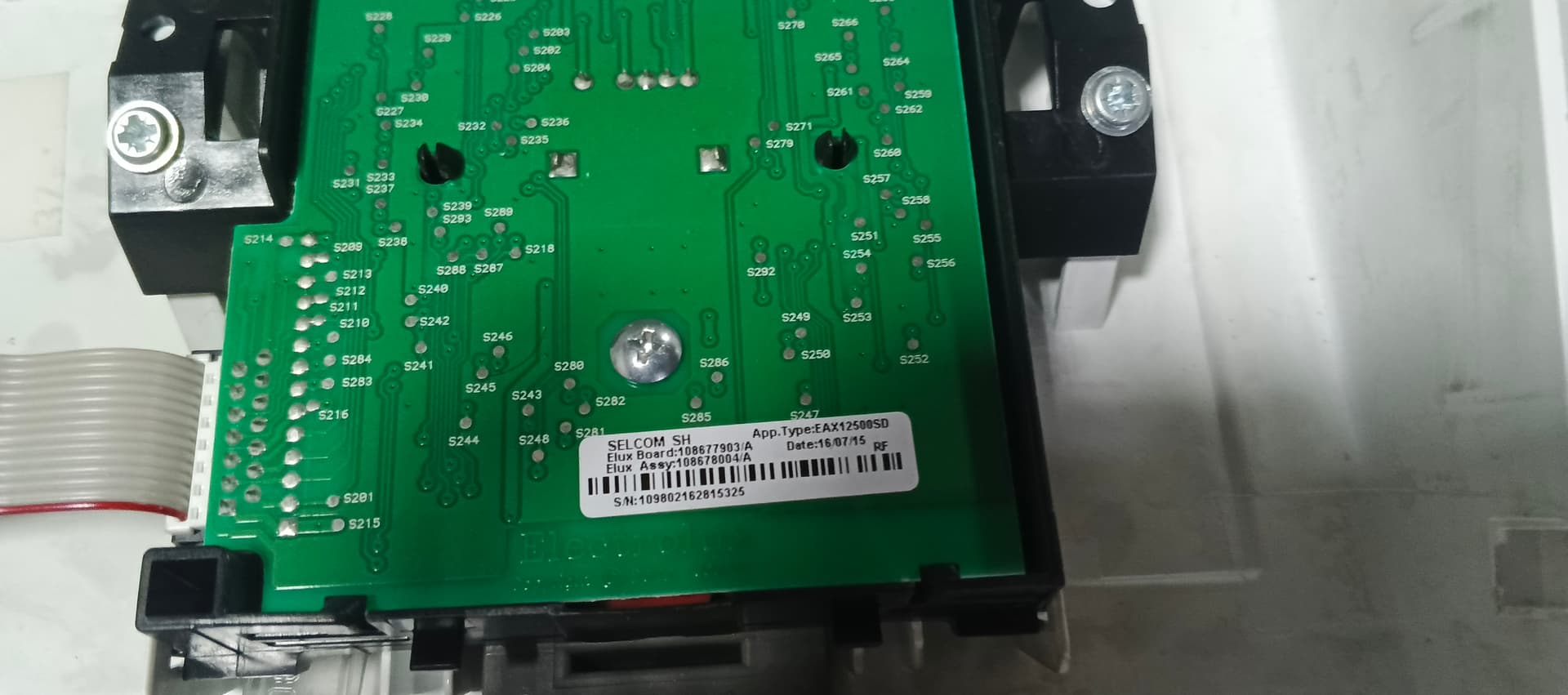 Б/у Індикація пральної машини Electrolux 1200RPM