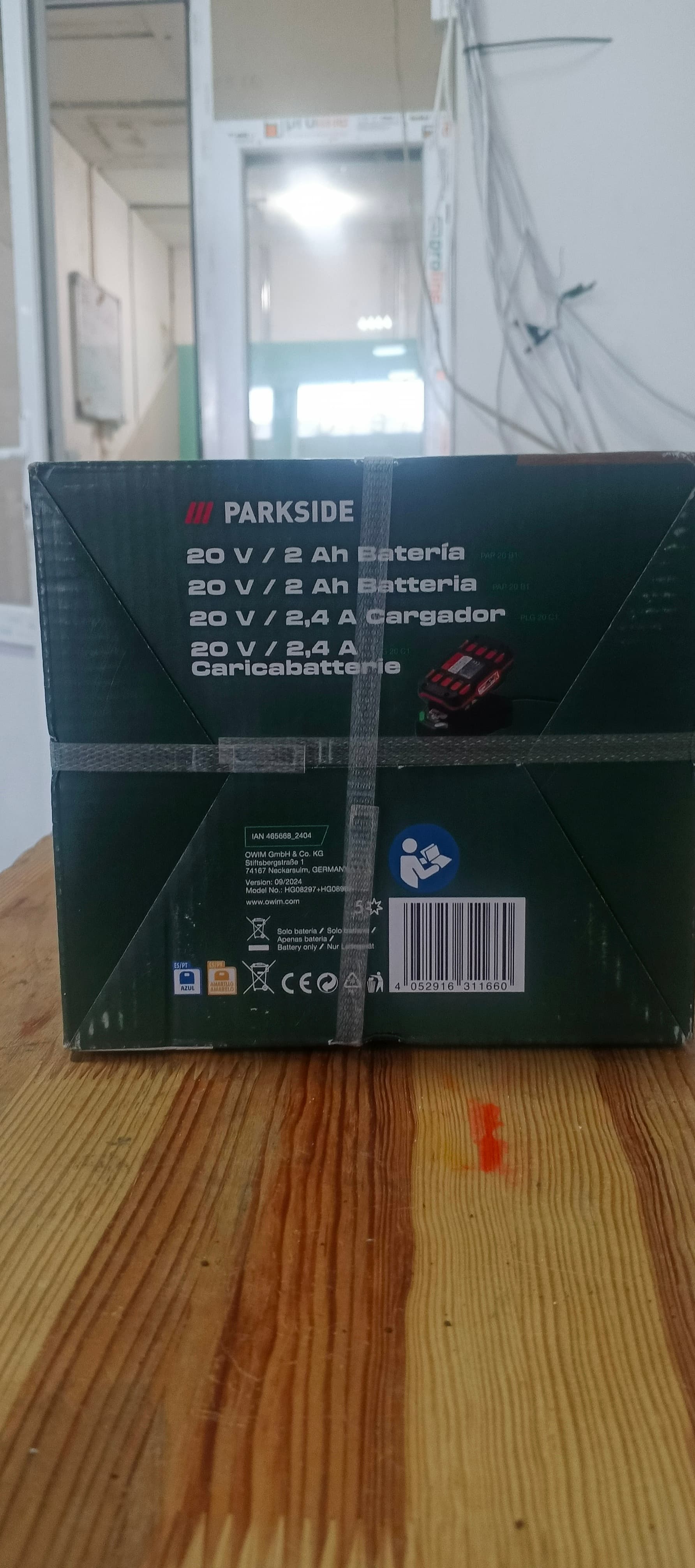 літій-іонний акумулятор на 20 V (2 Ah) Parkside