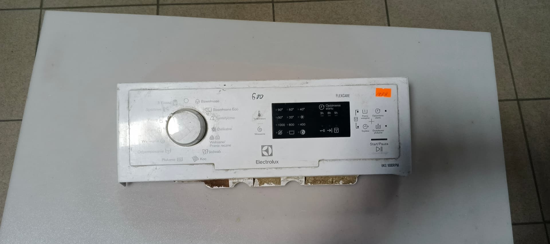 Б/у Індикація пральної машини Electrolux 1000RPM