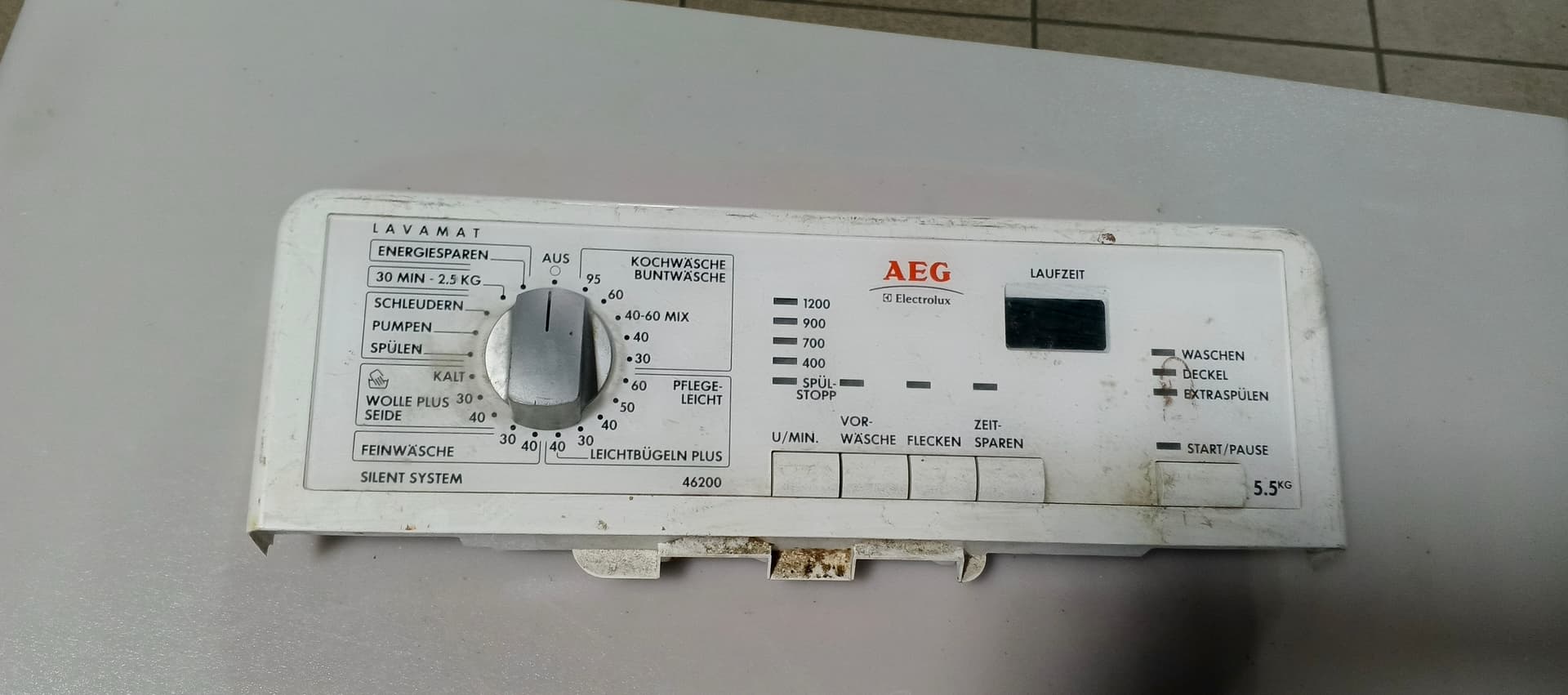 Б/у Індикація пральної машини Electrolux 5.5кг