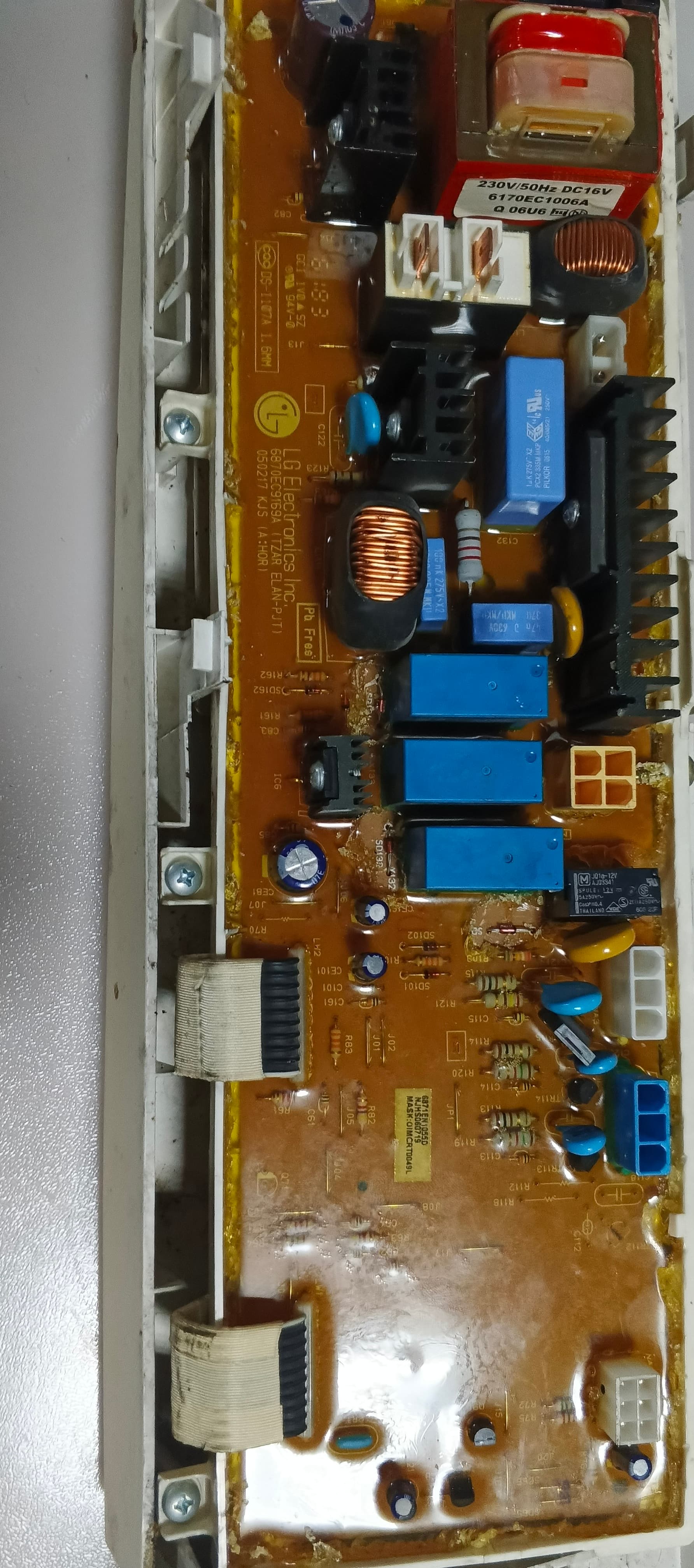 Б/у Модуль управління(індикація) пральної машини LG 6871EN1055D