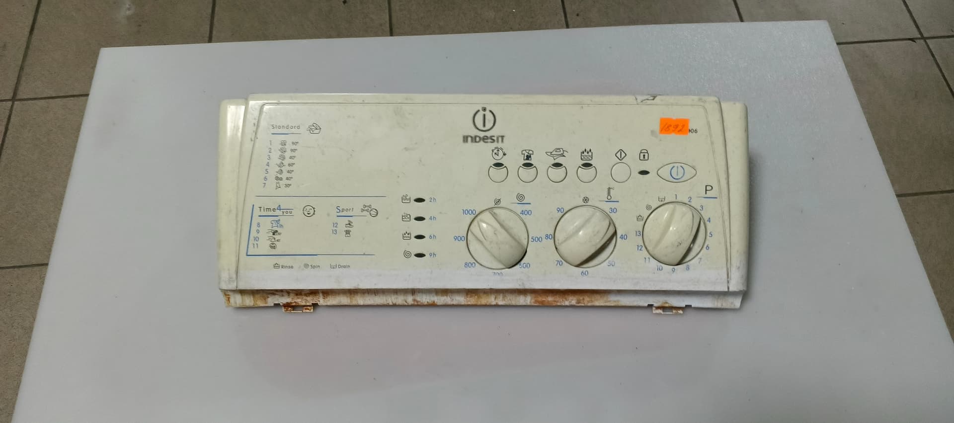 Б/у Індикація пральної машини Indesit WITL106