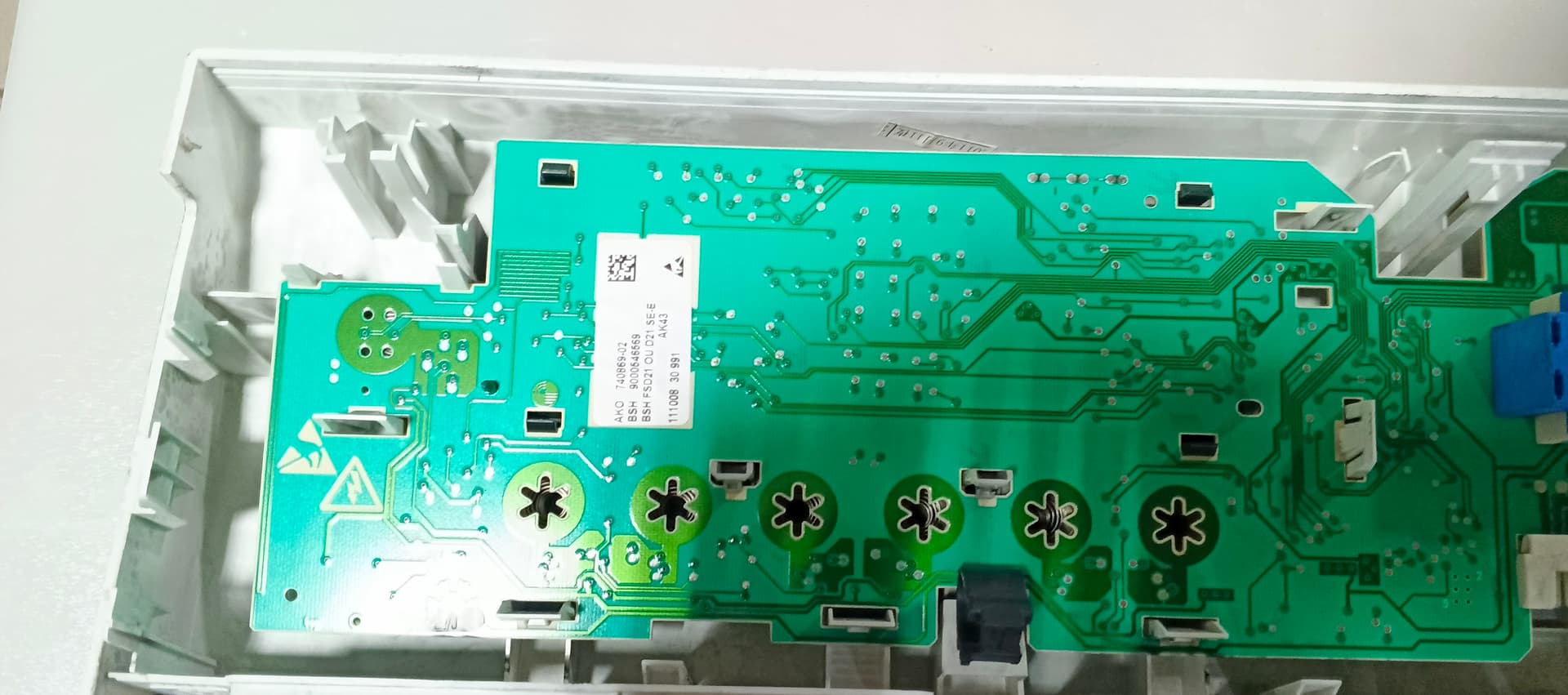 Б/у Модуль управління(індикація) з сушкою пральної машини Siemens 740869-02