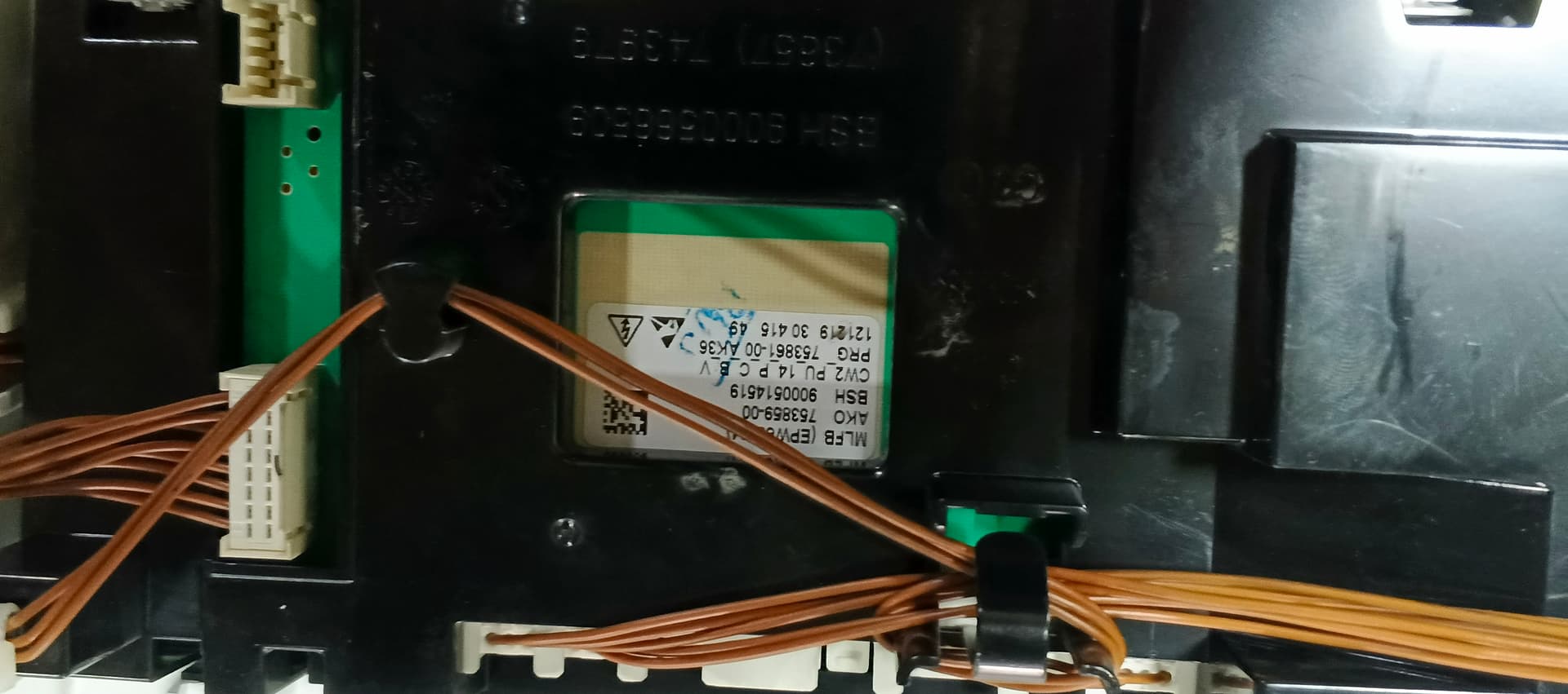 Б/у Модуль управління(індикація) пральної машини Bosch 9000580106