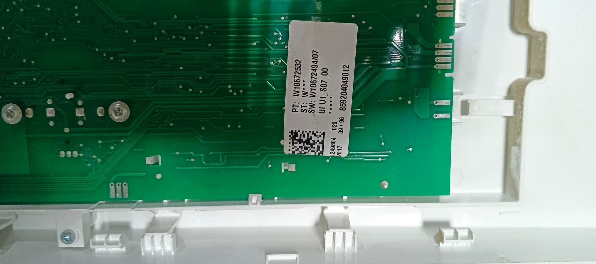 Б/у Модуль управління(індикація) пральної машини Whirlpool W10613939