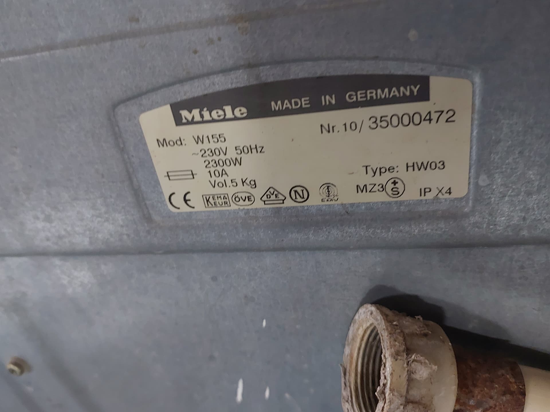 Пральна машина Miele NovoTronic W155